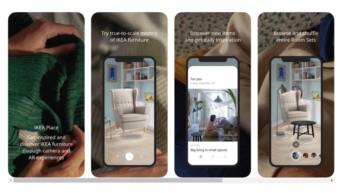 Ikea app Place Einrichtungserlebnis mit AR vrmojo